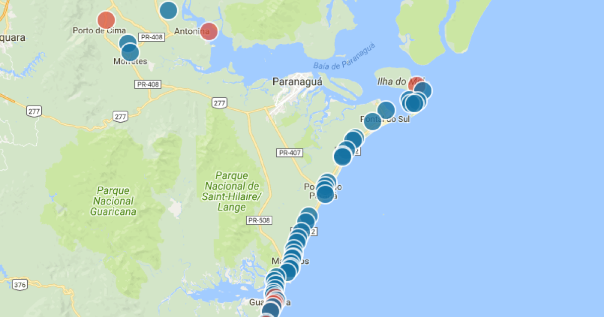 Praia limpa no PR praias próprias para banho Gazeta do Povo